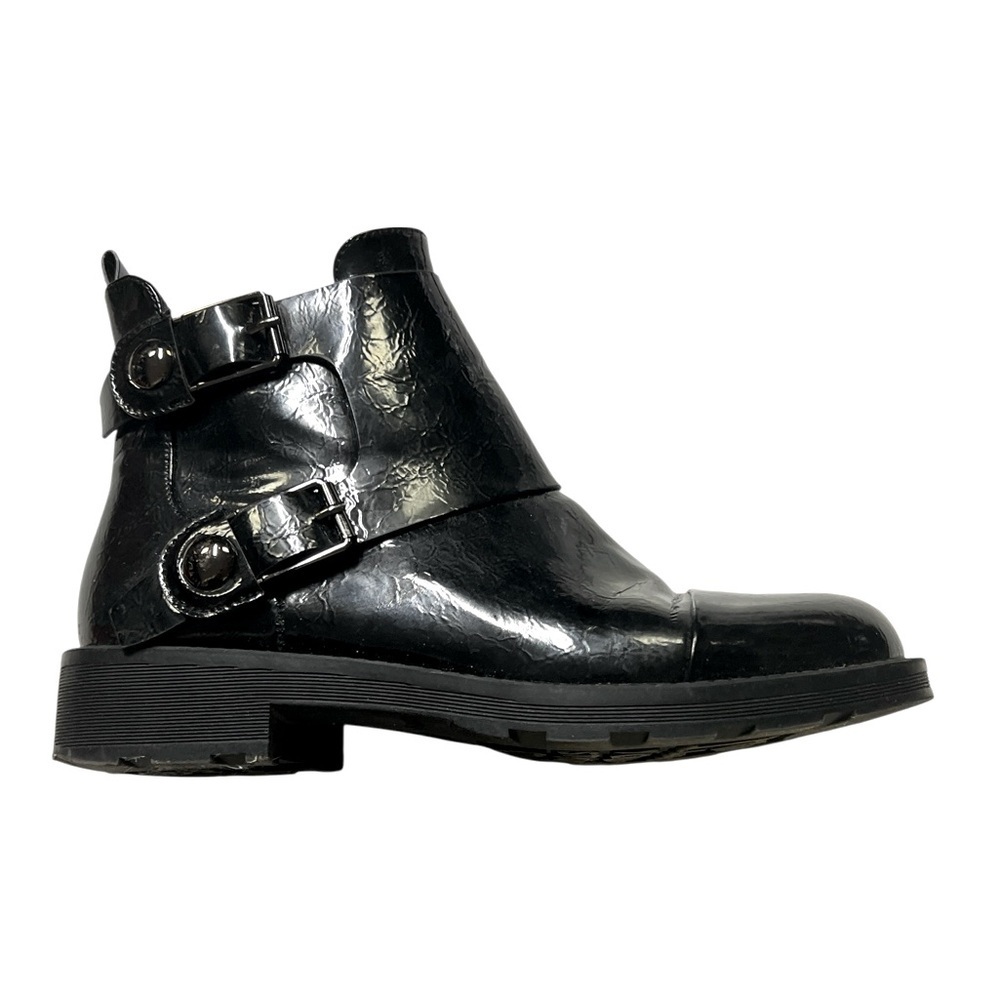 I Love Your Style Black Buckle Ankle Boots
